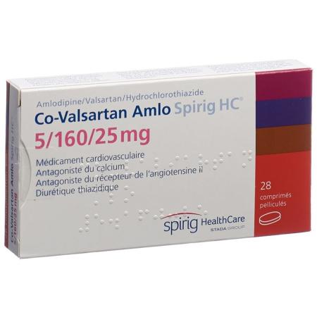 Co-valsartan Amlo Spirig HC Filmtabl 5/160/25mg 98 pcs - PrimeCare Global