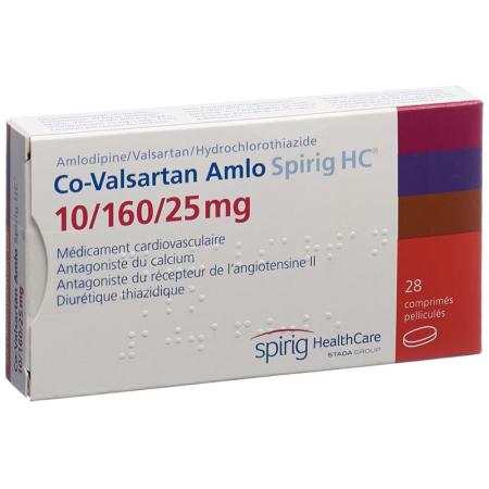 CO-VALSARTAN Amlo Spirig HC 10/160/25 - PrimeCare Global