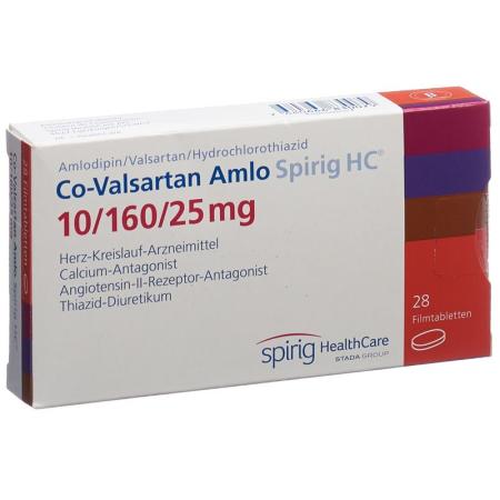 COVALSARTAN Amlo Spirig HC 10/160/25 - PrimeCare Global