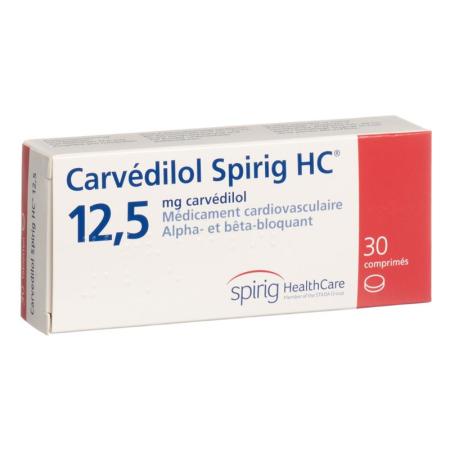 CARVEDILOL Spirig HC Tabl 12.5 mg - PrimeCare Global