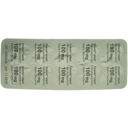 Uvamin retard Ret Kaps 100 mg 30 pcs - PrimeCare Global