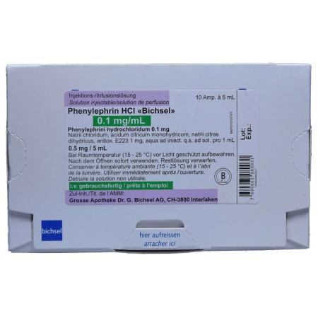 Phenylephrine HCl Bichsel Inj Loes 0.5mg/5ml 10amp 5ml - PrimeCare Global