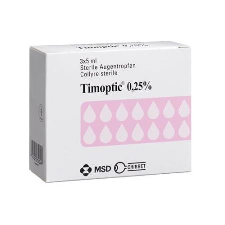 Timoptic Gd Opht 0.25% 3fl 5ml - PrimeCare Global