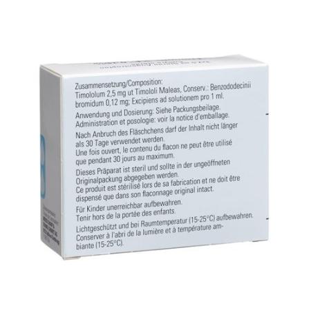 Timoptic-XE Gtt Opht 0.25% 3 Fl 2.5ml - PrimeCare Global