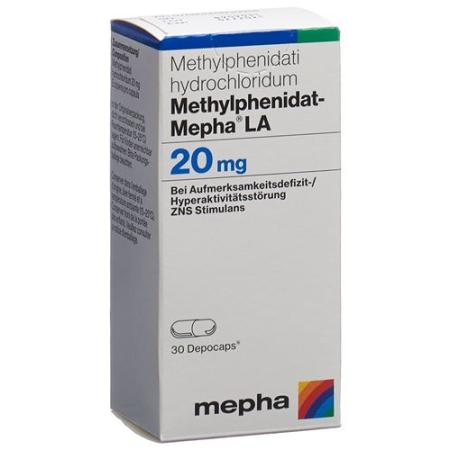 Methylphenidate-Mepha LA Depocaps 20 mg Ds 100 pcs - PrimeCare Global
