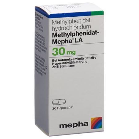 Methylphenidate-Mepha LA Depocaps 30 mg Ds 100 pcs - PrimeCare Global