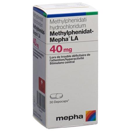 Methylphenidate-Mepha LA Depocaps 40 mg Ds 100 pcs - PrimeCare Global