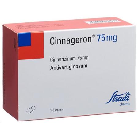 Cinnageron Caps 75 mg 100 pcs - PrimeCare Global