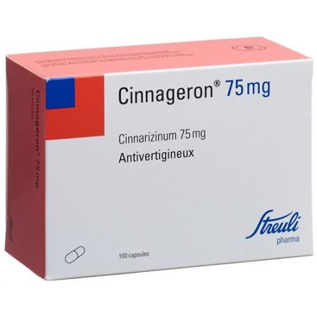 Cinnageron Caps 75 mg 100 pcs - PrimeCare Global