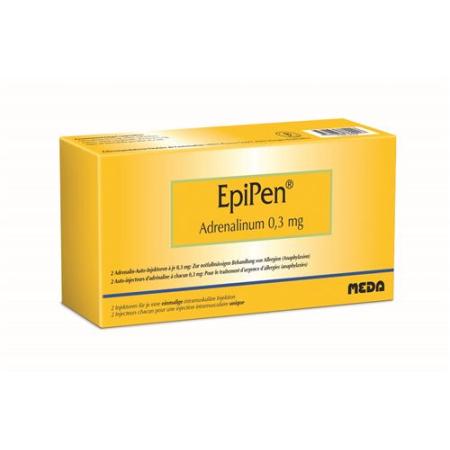 EpiPen Inj L&ouml;s 0.3 mg auto injector 2 pcs - PrimeCare Global