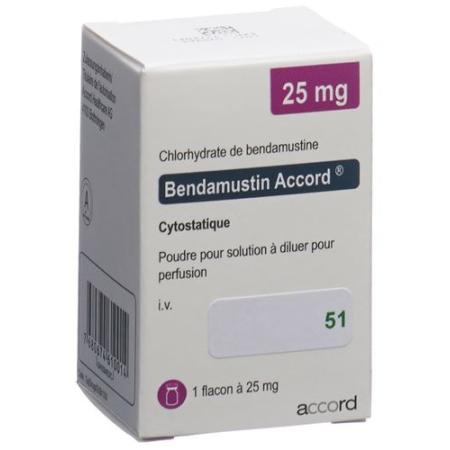 Bendamustine Accord Dry Sub 25 mg Penetration 5 pcs - PrimeCare Global