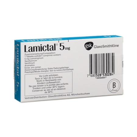 Disp Lamictal tablets 5 mg 56 pcs - PrimeCare Global