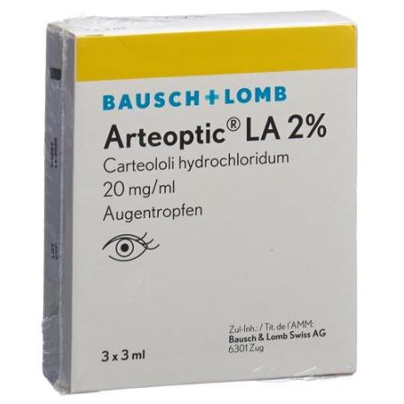 Arteoptic LA Gtt Opht 2% Fl 3 ml - PrimeCare Global