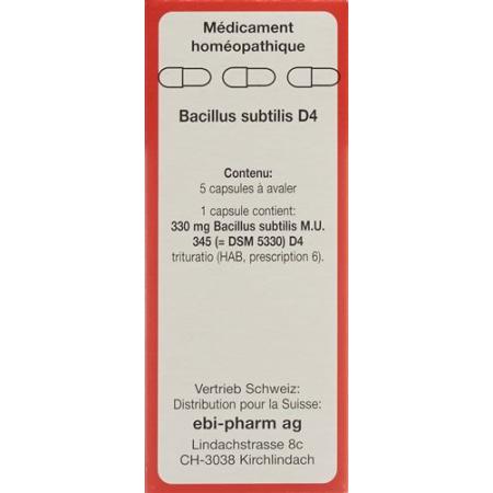 Sanum Bacillus subtilis Capsules D 4 5 pcs - PrimeCare Global
