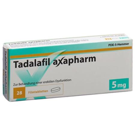 Tadalafil Axapharm Filmtabl 5 mg 84 pcs - PrimeCare Global