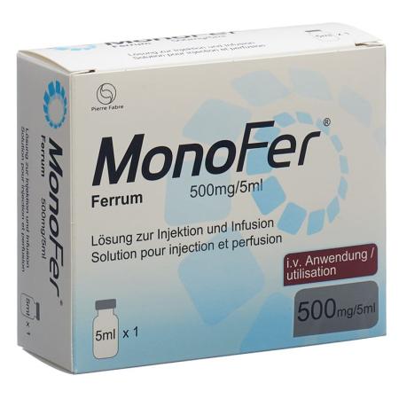 Monofer Inj Inf Prep 500 mg/5ml puncture 5 ml - PrimeCare Global