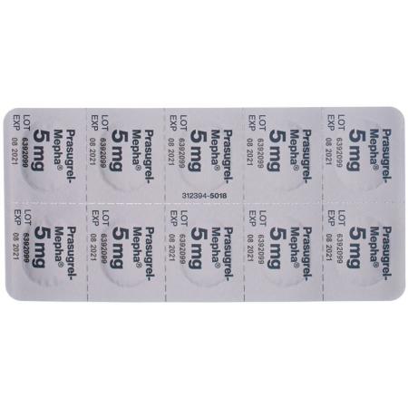 Prasugrel-Mepha Lactab 5 mg 30 pcs - PrimeCare Global