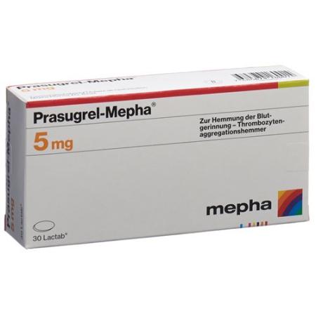 Prasugrel-Mepha Lactab 5 mg 100 pcs - PrimeCare Global