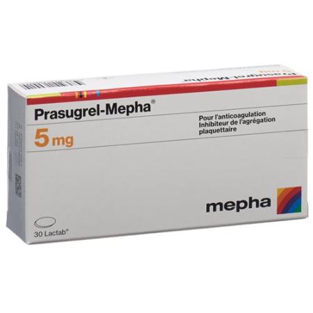 Prasugrel-Mepha Lactab 5 mg 100 pcs - PrimeCare Global