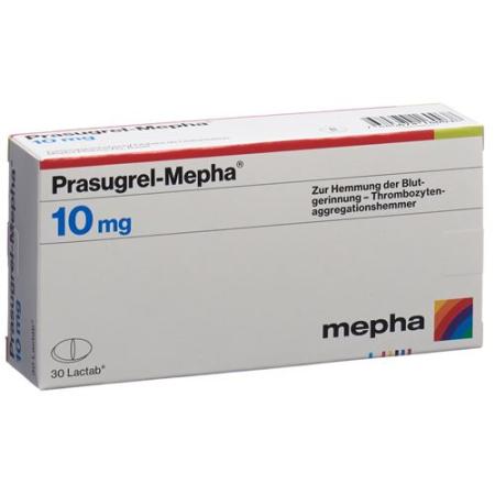 Prasugrel-Mepha Lactab 10 mg 100 pcs - PrimeCare Global