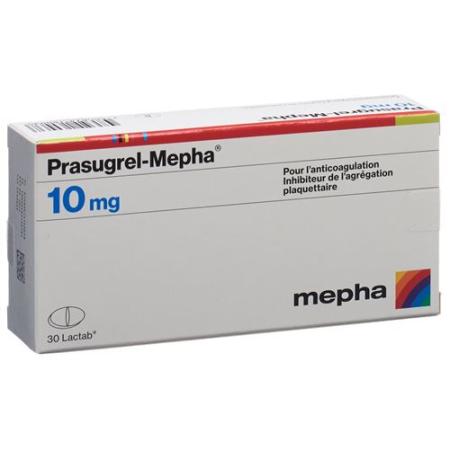 Prasugrel-Mepha Lactab 10 mg 100 pcs - PrimeCare Global