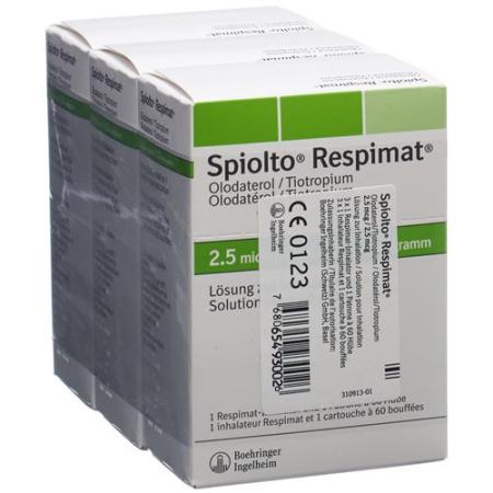 Spiolto Respimat Inhal Loes 2.5 mcg / stroke 3 x 60 doses - PrimeCare Global