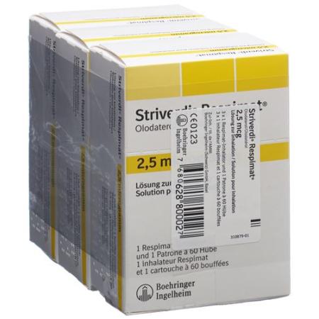 Striverdi Respimat Inhal L&ouml;s 2.5 mcg/hub 3 pcs - PrimeCare Global