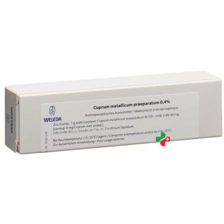 Weleda Cuprum metallicum praeparatum 0.4% Unguentum Tb 23 g - PrimeCare Global