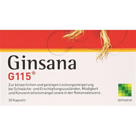 Ginsana hard capsules 30 pcs - PrimeCare Global