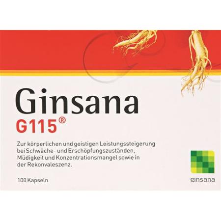 Ginsana hard capsules 100 pcs - PrimeCare Global