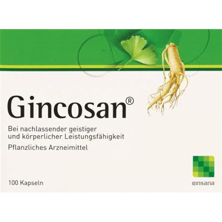 Gincosan caps 100 pcs - PrimeCare Global