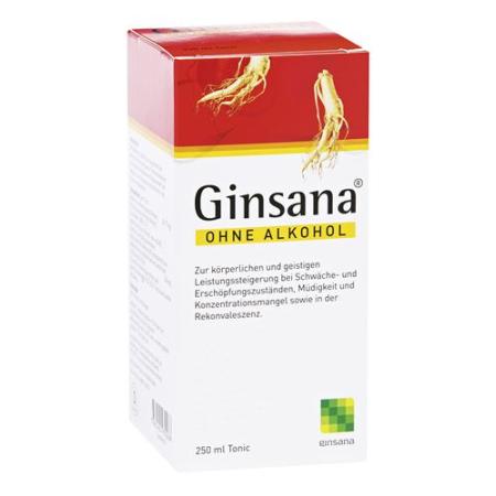 Ginsana Tonic with Cherry Flavor Oral Liquid Fl 250 m - PrimeCare Global