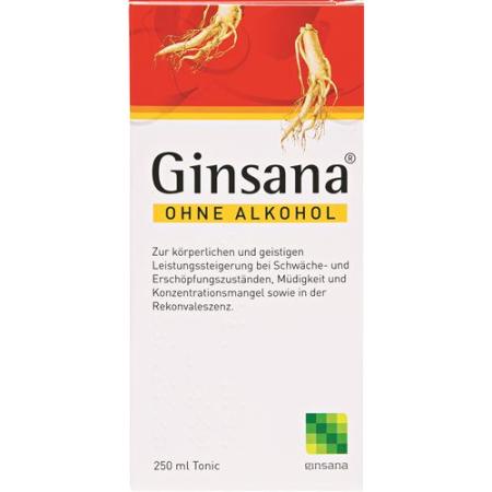 Ginsana Tonic with Cherry Flavor Oral Liquid Fl 250 m - PrimeCare Global