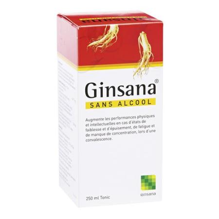 Ginsana Tonic with Cherry Flavor Oral Liquid Fl 250 m - PrimeCare Global
