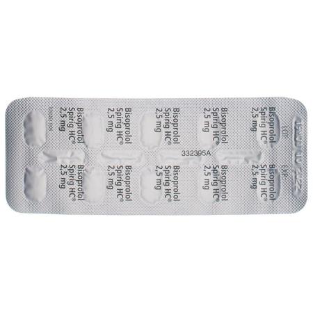Bisoprolol Spirig HC Tabl 2.5 mg 100 pcs - PrimeCare Global