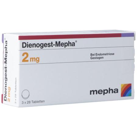 Dienogest-Mepha Tabl 2 mg 3 x 28 pcs - PrimeCare Global