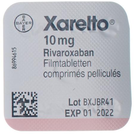 Xarelto film tabl 10 mg 30 single blisters - PrimeCare Global