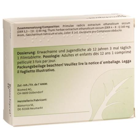 Bronchipret TP film tablets 20 pcs - PrimeCare Global