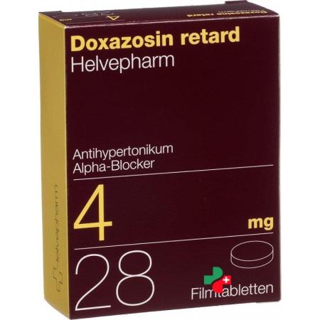 Doxazosin Helvepharm 4 mg 28 Retard - PrimeCare Global