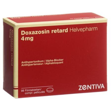 Doxazosin Retard Helvepharm 4 mg 98 tablets - PrimeCare Global