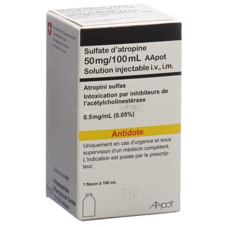ATROPINSULFAT AApot Inj Lös 50 mg/100ml - PrimeCare Global