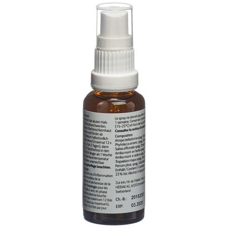 HEIDAK Sore Throat Spray Fl 30 ml - PrimeCare Global