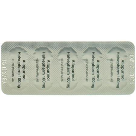 Allopurinol 100 mg tablets Helvepharm 50 pcs - PrimeCare Global