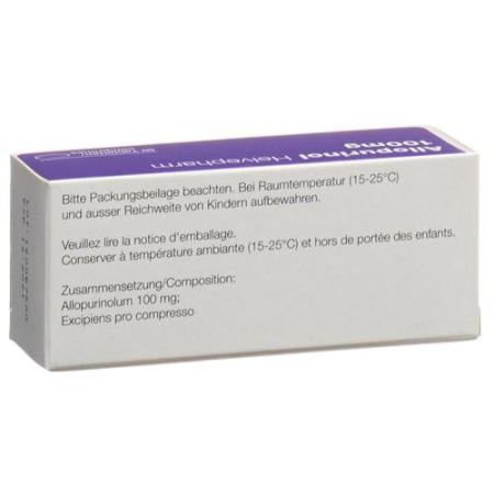 Allopurinol 100 mg tablets Helvepharm 50 pcs - PrimeCare Global