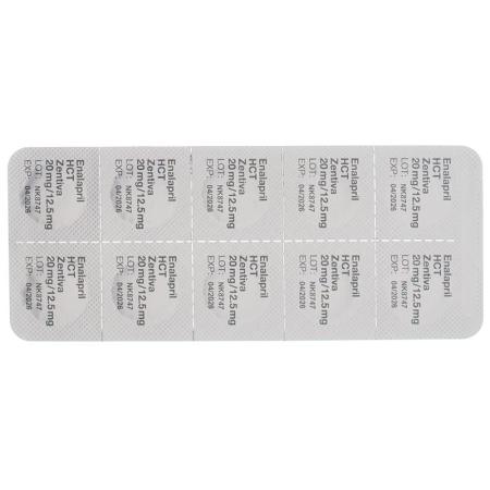 ENALAPRIL HCT Zentiva Tabl 20/12.5 mg - PrimeCare Global