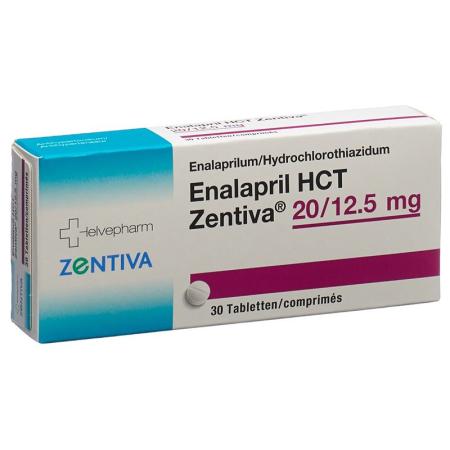 ENALAPRIL HCT Zentiva Tabl 20/12.5 mg - PrimeCare Global