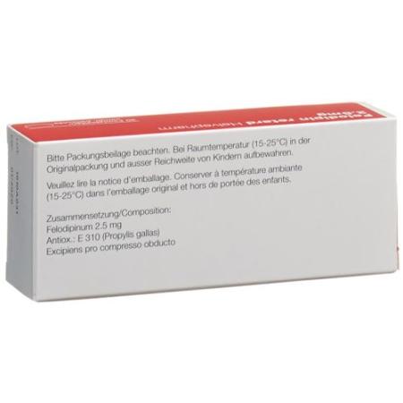 Felodipine retard Helvepharm Ret Filmtabl 2.5 mg 30 pcs - PrimeCare Global