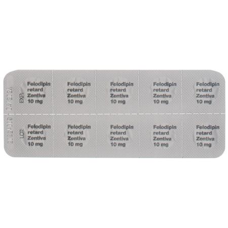 FELODIPIN retard Zentiva 10 mg - PrimeCare Global