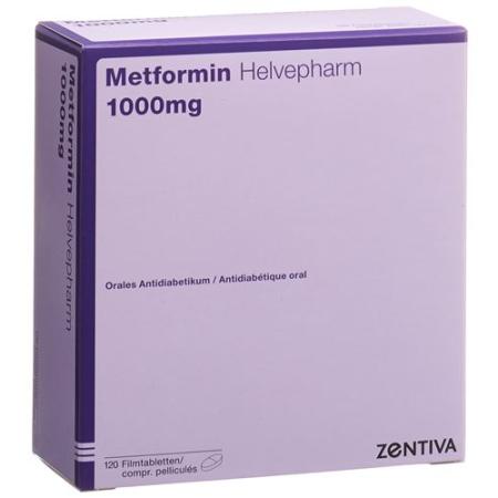 Metformin Zentiva Filmtabl 1000 mg 120 pcs - PrimeCare Global