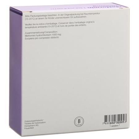Metformin Zentiva Filmtabl 1000 mg 120 pcs - PrimeCare Global